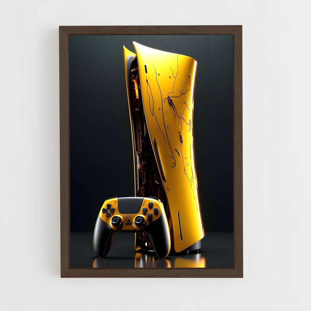 Poster Écran Cassé – affiche Consoles (vue 5)